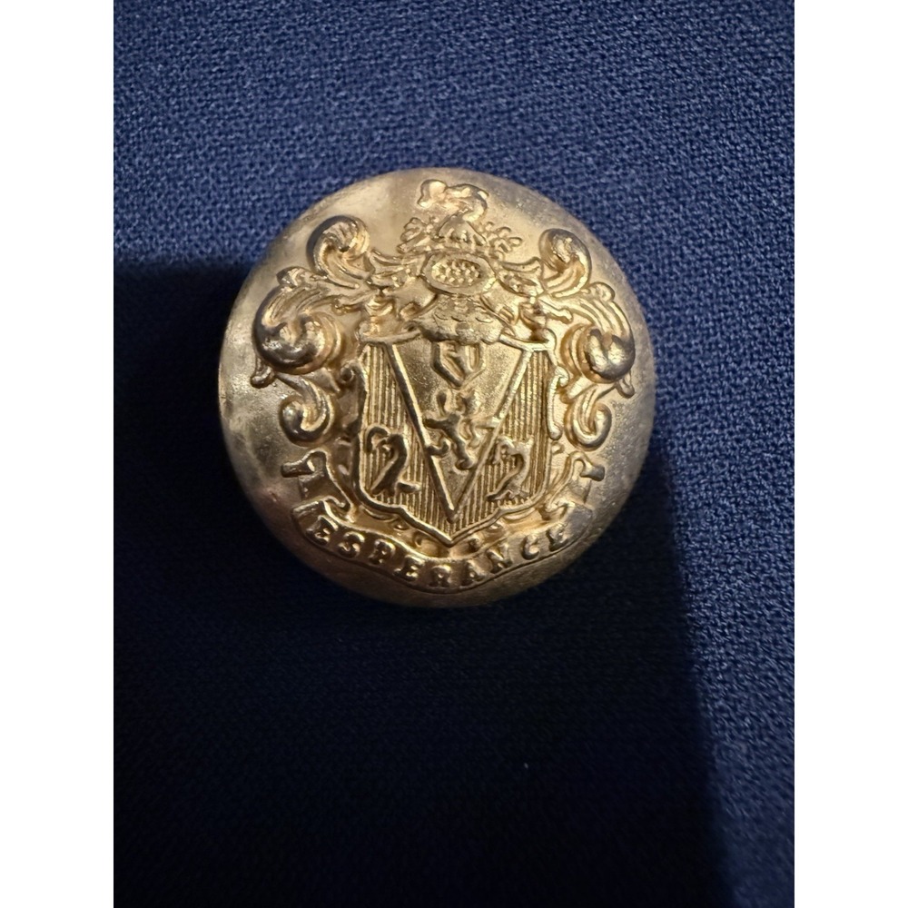 Veronica Beard Miller Dickey Jacket Navy Double Breasted Blazer Gold Button Sz 6 - Picture 11 of 11